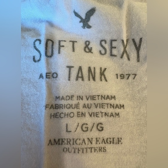 A&E Soft & Sexy White Tank Top - Picture 2 of 5